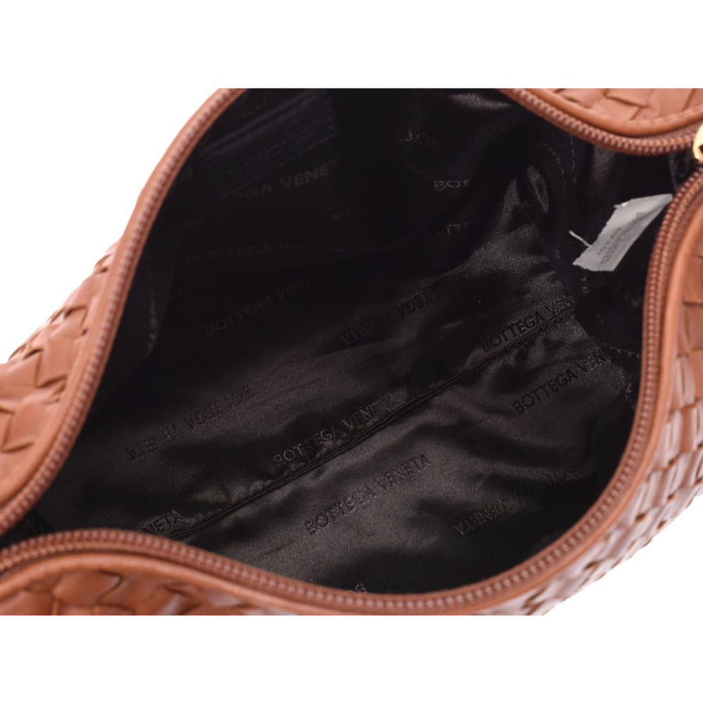 Bottega Veneta pouch intrecciato Camel Brown calfskin - Picture 7 of 9